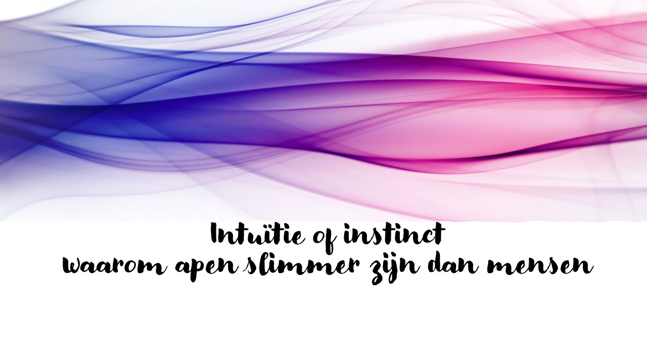 Intuitie of instinct